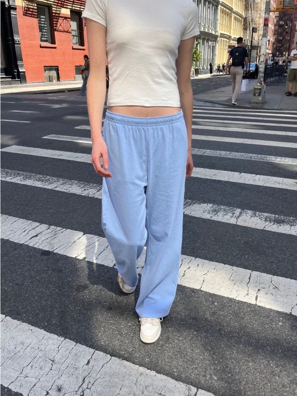 Brandy melville light blue  pastel Anastasia sweatpants